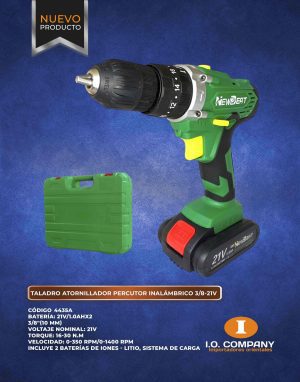 4435A Taladro Atornillador Percutor 3/8-12v Nbt-Cid 21a 162023 - Imagen 6