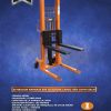 6078B Estibador Naranja 2tn 1,6 Altura Largo Uña 83cm - Imagen 2