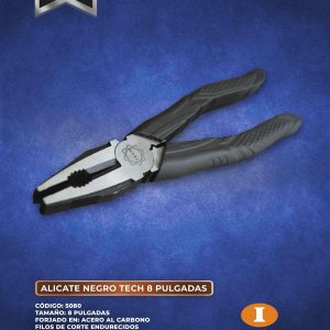 Alicate Negro Tech 8"