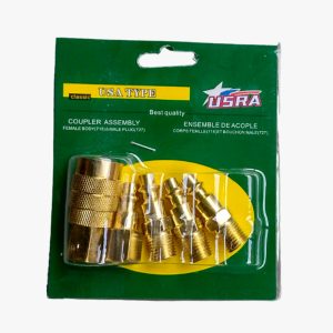 Juego De Acople Rapido 5 Pcs Cobre