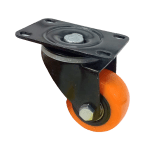 061D RUEDA NARANJA PLANA 3"