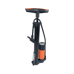 9050 BOMBA PARA INFLAR NEGRO NARANJA CON MANÓMETRO 38x420 MM