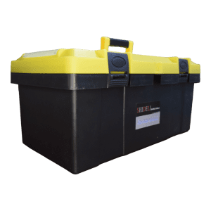 0623A Caja De Herramienta Plástica Amarilla 23"