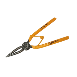 180A Pinza Saca Pin Externo Punta Recta Mango Naranja 1,5