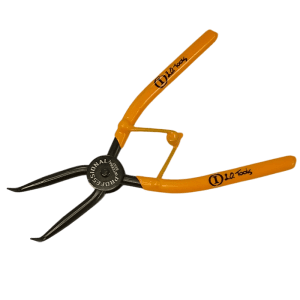 183A Pinza Saca Pin Interno Punta Doblada Mango Naranja 1,5