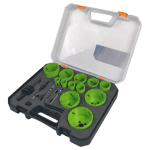 2313A JUEGO SIERRA COPA BIMETAL VERDE X 15 PIZ