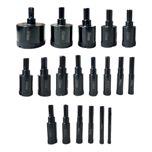 2313B BROCA DIAMANTADA SET 15 PIZ 6 MM A 50 MM