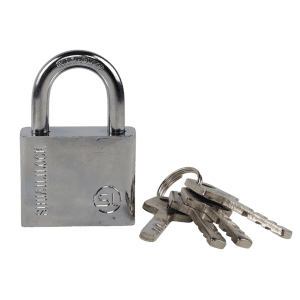 2764 Candado Plateado Shuaili Lock 50 Mm