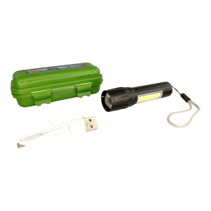 5731 Mini Linterna Led 3 Funciones Usb