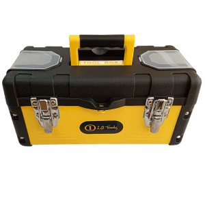 7016 CAJA DE HERRAMIENTAS METÁLICA AMARILLA 14" - Imagen 2