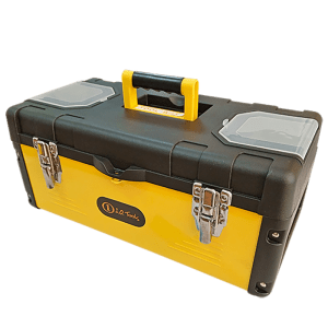 7019 Caja De Herramientas Metálica Amarilla 17" - Imagen 2