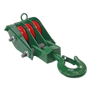 8512 GANCHO CON POLEA 3" X 3 LINEAS DE 1 TON