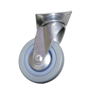 344 RUEDA GRIS GIRATORIA 100 MM
