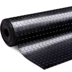 1669B TAPETE MONEDA PVC PROTECTOR ANTIDESLIZANTE NEGRO 1,5 MTS X 32 MM