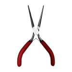 1339 PINZA PUNTA LARGA 5" MANGO ROJO