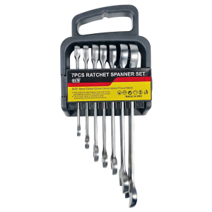 195A JUEGO LLAVES RATCHET COMBINADA X 7 PIZ