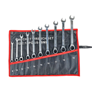 195B JUEGO LLAVES RATCHET COMBINADA X 10 PIZ