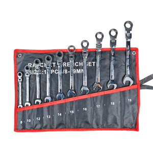 195D JUEGO LLAVES RATCHET FLEXIBLE X 10 PIZ
