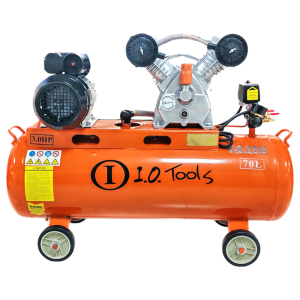3405 COMPRESOR DE AIRE HORIZONTAL 3 HP X 70 L - NARANJA