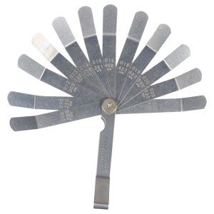 1403B JUEGO CALIBRADOR DE GALGAS CURVO X 12 PCS (0,008 MM A 0,026 MM) FRITZ
