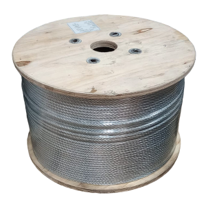 5960A GUAYA SIN PVC 1/2" X 500 MTS 6X19 +PP ALMA DE ACERO